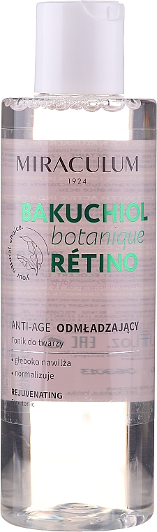 PREZENT! Odmładzający tonik do twarzy - Miraculum Bakuchiol Botanique Retino Tonic — Zdjęcie N1