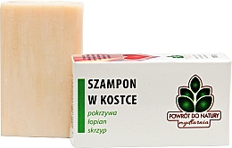 Kup Szampon w kostce z pokrzywą, łopianem i skrzypem - Powrot do Natury Solid Shampoo With Nettle, Burdock And Horsetail