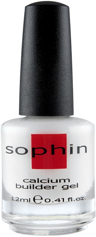 Preparat do wzmocnienia paznokci z wapniem - Sophin Calcium Builder Gel — Zdjęcie N1