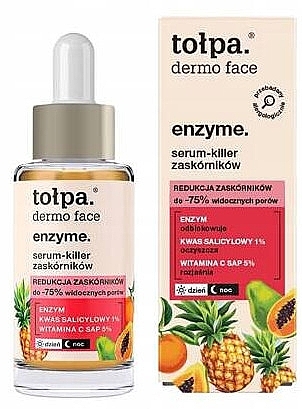 Serum enzymatyczne do twarzy - Tolpa Dermo Face Enzyme Killer-Serum Blackhead — Zdjęcie N1