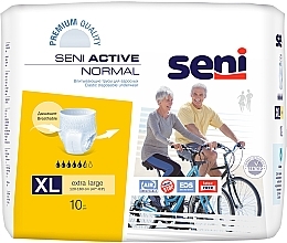 Pieluchomajtki dla dorosłych XL, 120-160 cm, 10 sztuk - Seni Active Normal Extra Large — Zdjęcie N1