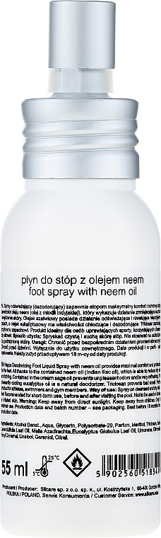 Płyn do stóp z olejem neem - Silcare Nappa Foot Liquid with Neem Oil — Zdjęcie N2