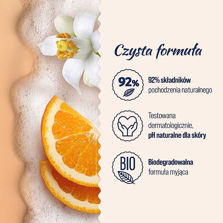 Kremowy żel pod prysznic Kwiat pomarańczy - Le Petit Marseillais Creamy Orange Shower Gel — Zdjęcie N9