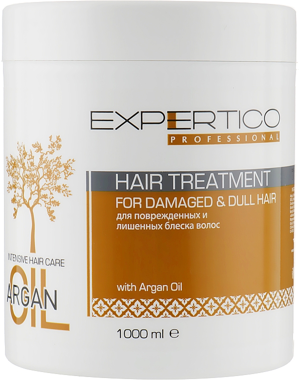 Odbudowująca maska do włosów zniszczonych - Tico Professional Expertico Argan Oil Hair Treatment