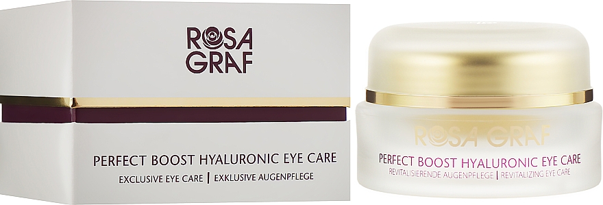 Krem z kwasem hialuronowym do skóry wokół oczu - Rosa Graf Perfect Boost Hyaluronic Eye Care — Zdjęcie N2