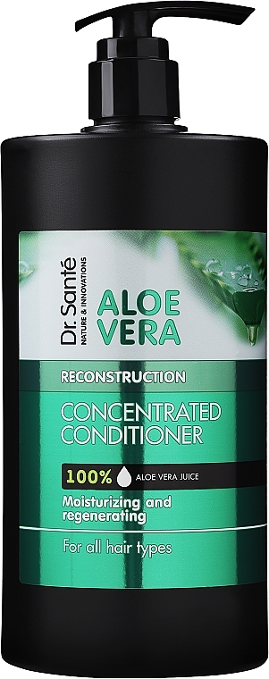 Odbudowujący balsam-koncentrat nawilżający do włosów - Dr Sante Aloe Vera Reconstruction Concentrated Conditioner — Zdjęcie N5