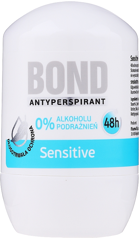PREZENT! Antyperspirant w kulce Sensitive - Bond Expert Deodorant Antyperspirant Roll-On — Zdjęcie N1