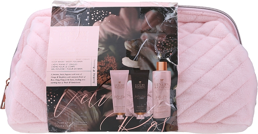 PRZECENA! Zestaw, 5 produktów - Grace Cole The Luxury Bathing Velvet Rose & Peony Set * — Zdjęcie N2