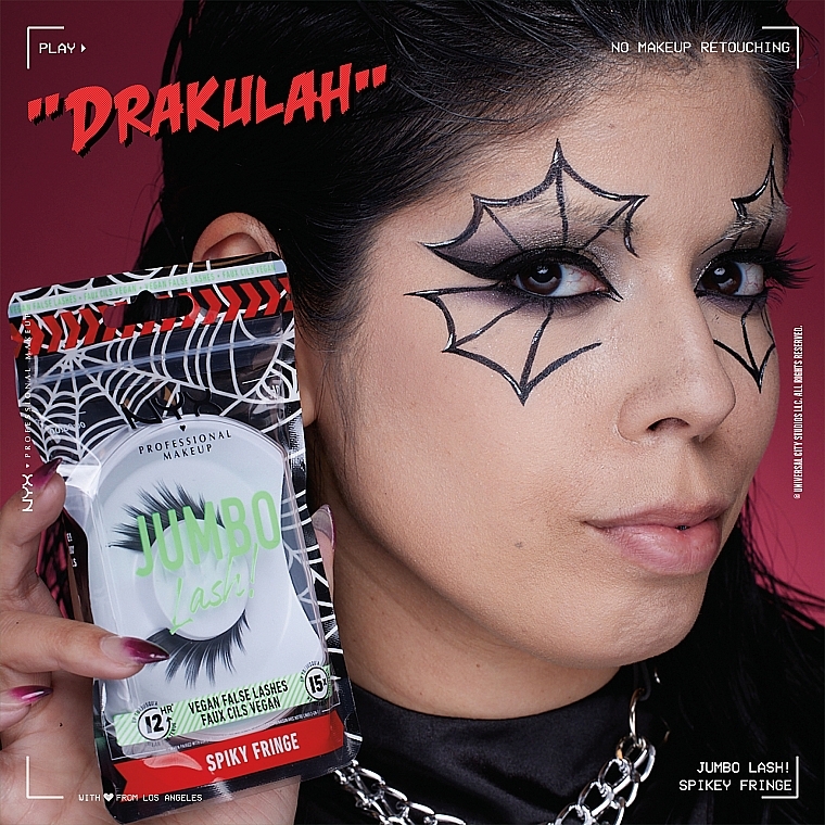 Sztuczne rzęsy - NYX Professional Makeup Halloween Jumbo Lash! Spiky Fringe — Zdjęcie N5