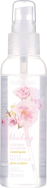 Pachnąca mgiełka do ciała Kwiat wiśni - Avon Naturals Body Spray — Zdjęcie N1