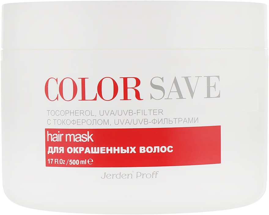 Maska do włosów chroniąca kolor - Jerden Proff Hair Mask Color Save — Zdjęcie N3