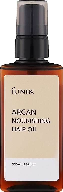 Odżywczy olejek arganowy do włosów - IUNIK Argan Nourishing Hair Oil — Zdjęcie N1