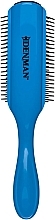 Szczotka do włosów D4, niebieska - Denman Original Styling Brush D4 Santorini Blue — Zdjęcie N2