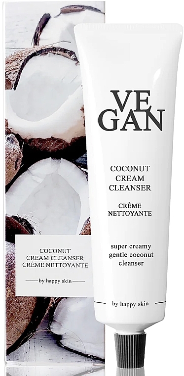 Płyn do demakijażu z ekstraktem z kokosa - Vegan By Happy Coconut Cream cleanser — Zdjęcie N2