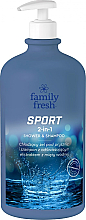Kup Szampon i żel pod prysznic 2 w 1 - Family Fresh 2in1 Sport Shower + Shampoo