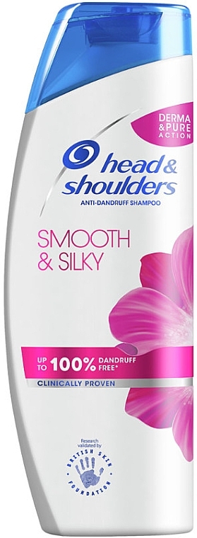 Szampon przeciwłupieżowy Gładki i jedwabisty - Head & Shoulders Smooth & Silky Anti-Dandruff Shampoo — Zdjęcie N1