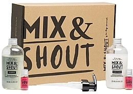 Zestaw do wszystkich rodzajów włosów - Mix & Shout Protector Routine (sham/250ml + condit/250ml + ampoul/2x5ml) — Zdjęcie N1