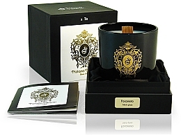 Tiziana Terenzi Foconero Scented Candle Black Glass - Świeca zapachowa — Zdjęcie N3