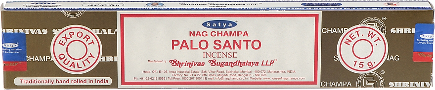 Kadzidła Palo santo - Satya Palo Santo Incense