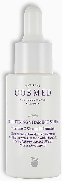 Rozświetlające serum do twarzy z witaminą C - Cosmed Alight Brightening Vitamin C Serum — Zdjęcie N1