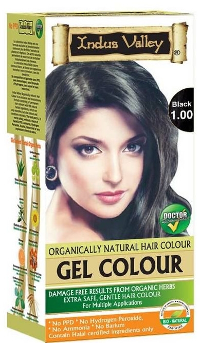 Żelowa Farba do włosów - Indus Valley Gel Colour — Zdjęcie N1