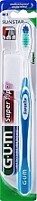 Kup Średnio twarda szczoteczka do zębów, niebieska - G.U.M Super Tip Medium Toothbrush 