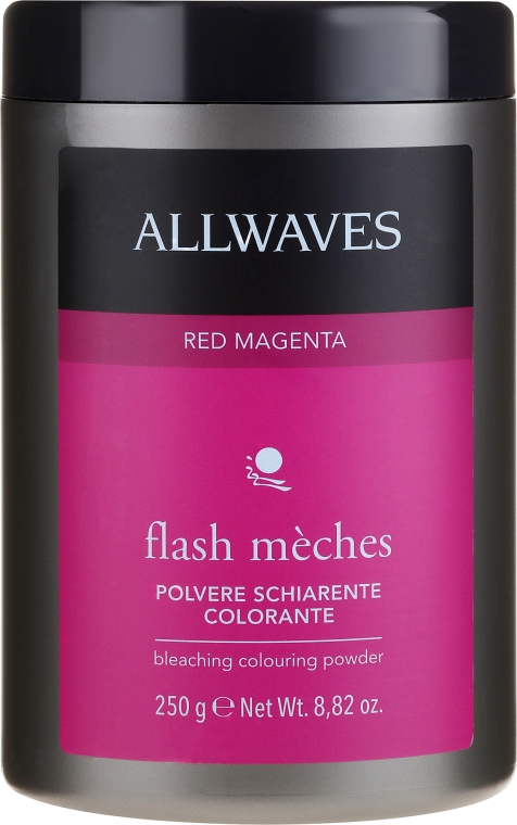 Koloryzujący nabłyszczający puder do włosów - Allwaves Flash Mèches Bleaching Colouring Powder — Zdjęcie N1