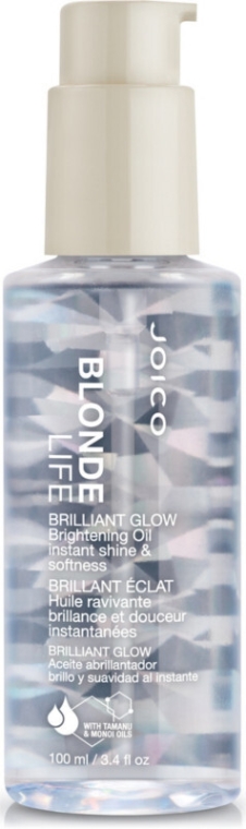 Odżywczy olejek nabłyszczający do włosów blond - Joico Blonde Life Brilliant Glow Brightening Oil — Zdjęcie N1