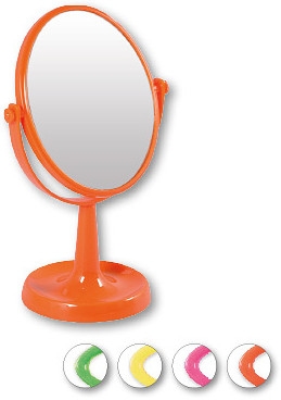 Stojące lusterko kosmetyczne #85741 (pomarańczowe) - Top Choice — Zdjęcie N1
