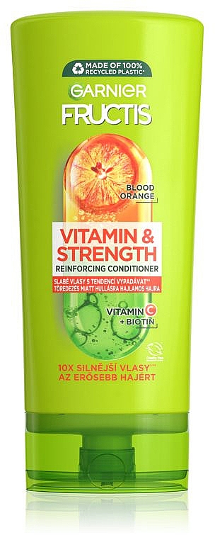 Odżywka wzmacniająca włosy - Garnier Fructis Vitamin & Strength Reinforcing Conditioner — Zdjęcie N1