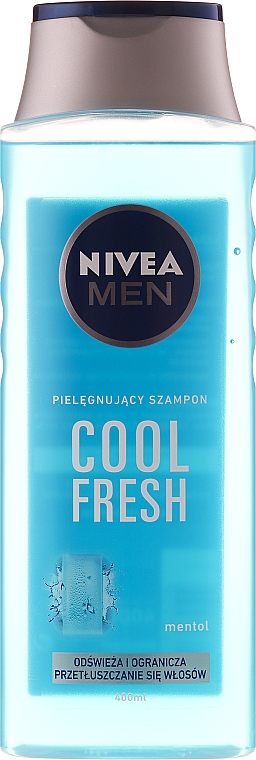 Szampon dla mężczyzn Ekstremalna świeżość - Nivea For Men Cool Fresh Mentol Shampoo — Zdjęcie N5