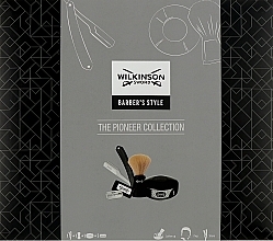 zestaw do golenia - Wilkinson Sword The Pioneer Collection (soap/125g + brush/1pcs + sh/1pcs + raz/5pcs) — Zdjęcie N1