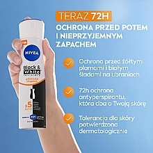 Antyperspirant w sprayu - NIVEA Black & White Invisible Ultimate Impact — Zdjęcie N3