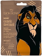 Kup Maska na twarz z ekstraktem kokosowym - Mad Beauty Disney The Lion King Scar Cosmetic Sheet Mask