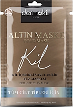 Kup Maska do twarzy - Dermokil Peel Off Gold Clay Mask (saszetka)