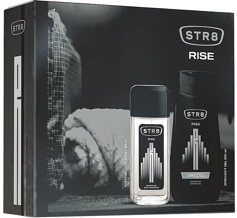 STR8 Rise - Zestaw (deo/spray/85ml + sh/gel/250ml) — Zdjęcie N1