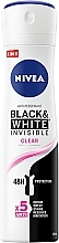Kup Antyperspirant w sprayu Invisible Clear - Nivea For Women Black & White Power Deodorant Spray