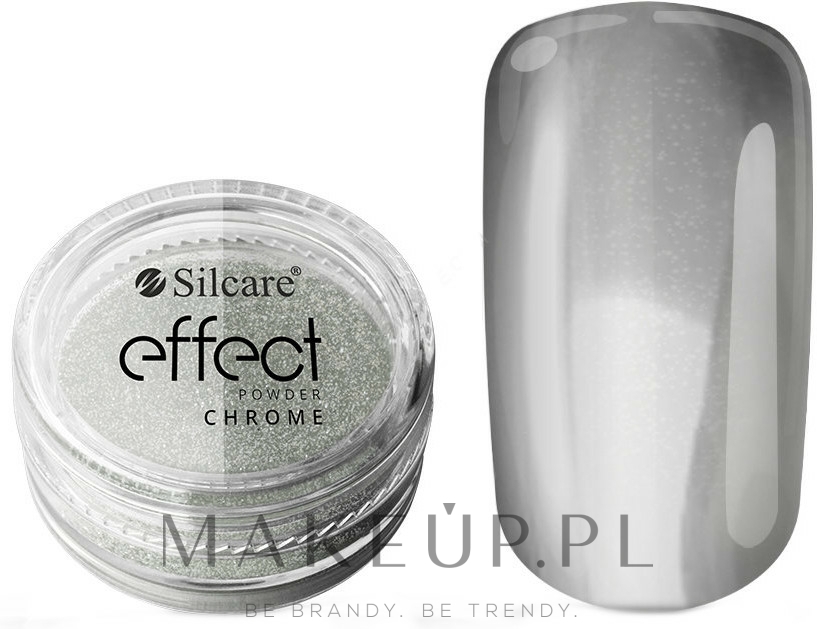 Pyłek do paznokci Efekt chromu - Silcare Effect Nail Powder — Zdjęcie Chrome