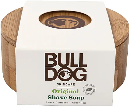 Mydło do golenia w bambusowej mydelniczce - Bulldog Skincare Original Shave Soap In A Bamboo Bowl — Zdjęcie N1