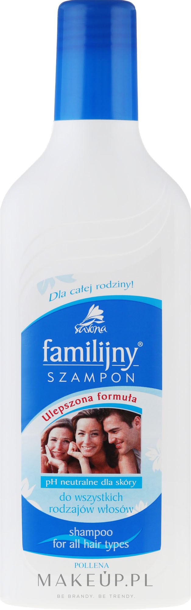 Wzmacniający szampon do wszystkich rodzajów włosów - Pollena Savona Familijny Shampoo — Zdjęcie 500 ml