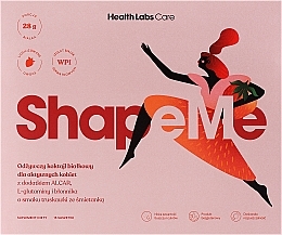 Odżywczy koktajl białkowy dla aktywnych kobiet Truskawka ze śmietanką - Health Labs Care ShapeMe — Zdjęcie N1