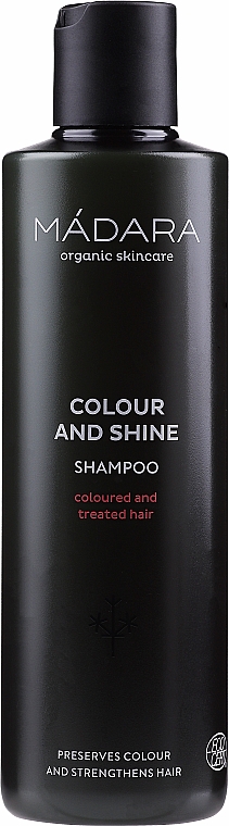 Szampon do włosów farbowanych chroniący ich kolor i nadający połysk - Madara Cosmetics Colour & Shine Shampoo — Zdjęcie N1