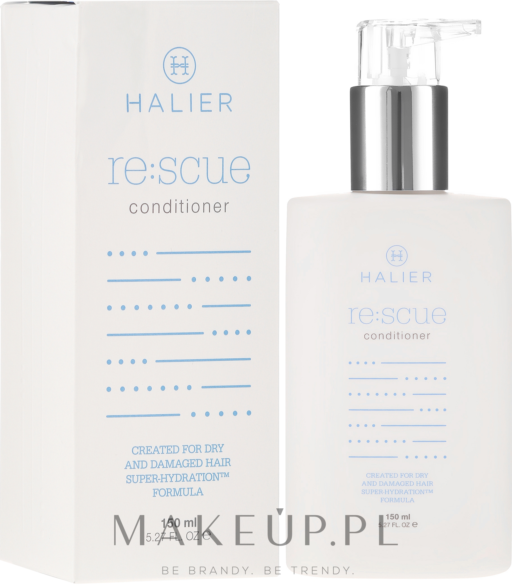 Regenerująca odżywka do włosów suchych i zniszczonych - Halier Re:scue Conditioner — Zdjęcie 150 ml