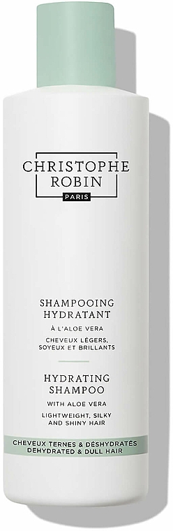 Nawilżający szampon z aloesem do włosów - Christophe Robin Hydrating Shampoo with Aloe Vera — Zdjęcie N3