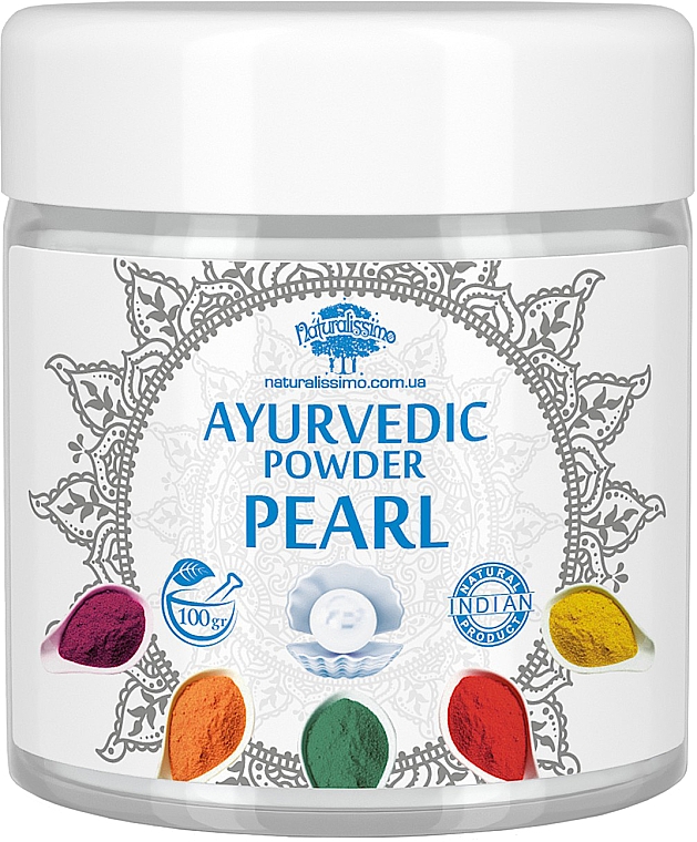 Proszek ajurwedyjski Perła - Naturalissimo Ayurvedic Powder Pearl — Zdjęcie N1