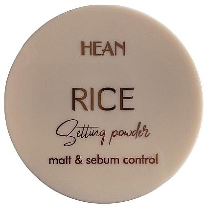 Puder ryżowy utrwalający makijaż - Hean Rice Setting Powder — Zdjęcie N1