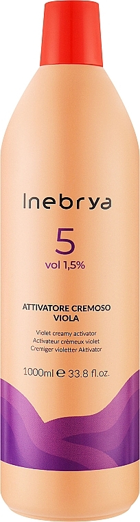 Aktywator kremu 1,5% - Inebrya 5 Vol Inebrya Violet Creamy Activator — Zdjęcie N1