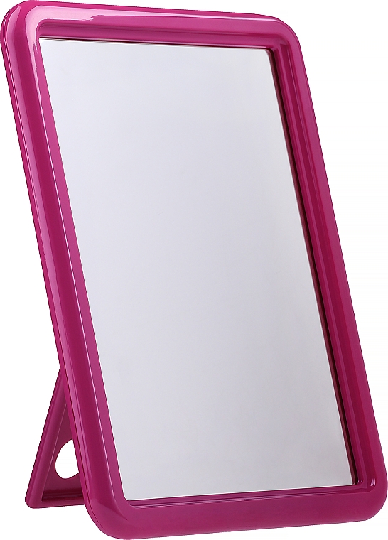 Jednostronne kwadratowe lusterko Mirra-Flex, 14x19 cm, 9254, różowe - Donegal One Side Mirror