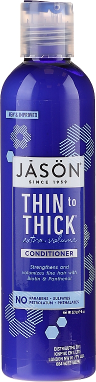 Odżywka do włosów zwiększająca objętość - Jason Natural Cosmetics Thin to Thick Extra Volume Conditioner — Zdjęcie N1