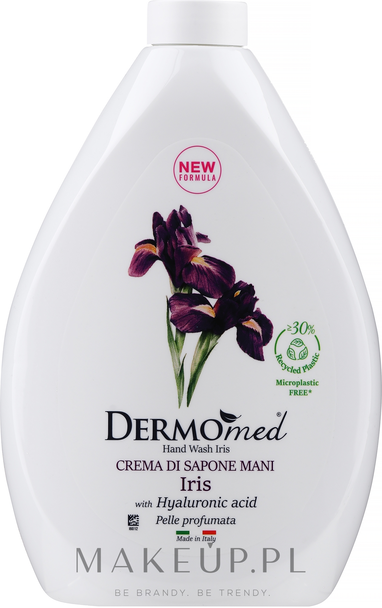 Krem-mydło talk i irys - Dermomed Cream Soap Talc And Iris (uzupełnienie) — Zdjęcie 1000 ml